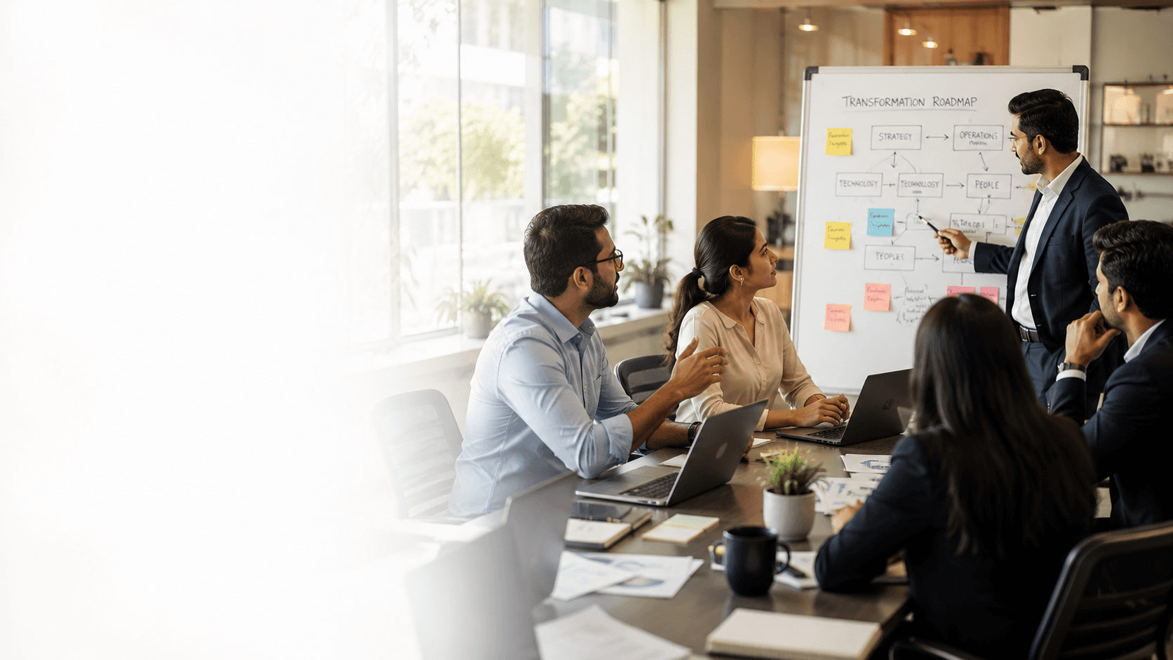 WYZOF leadership discussion in a modern business environment